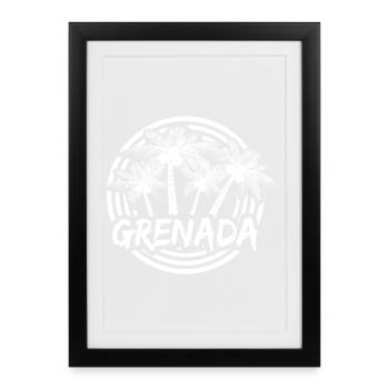 Grenade - Affiche encadrée (27 × 37 cm) - noir - Devant