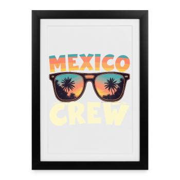Mexico Crew - Framed poster (27 × 37 cm) - black - Front