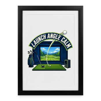 LAUNCH ANGLE CALM - Framed poster (27 × 37 cm) - black - Front