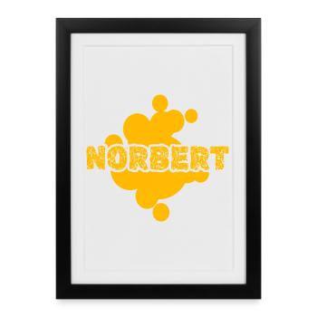 Art Norbert - Framed poster (27 × 37 cm) - black - Front