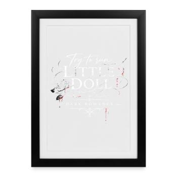 SmallDoll DarkRomance - Affiche encadrée (27 × 37 cm) - noir - Devant