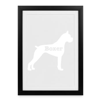 Boxer - Framed poster (27 × 37 cm) - black - Front