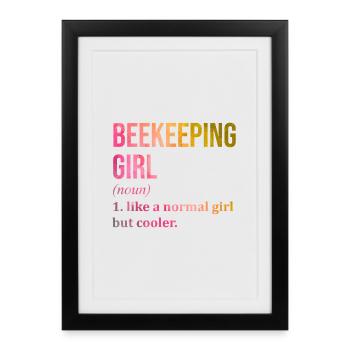 Beekeeper Beekeeper Beekeeper - Framed poster (27 × 37 cm) - black - Front