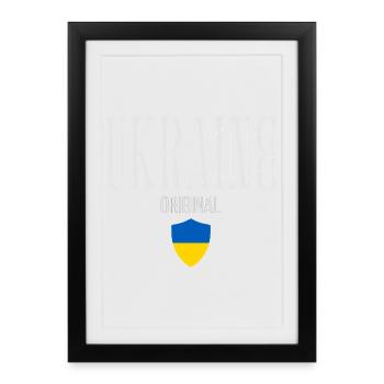 Proud Ukrainian, Ukrainian patriot - Framed poster (27 × 37 cm) - black - Front