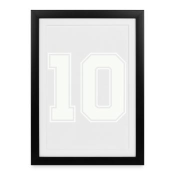 10 - Framed poster (27 × 37 cm) - black - Front