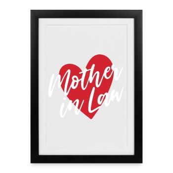 Mother in Law - Framed poster (27 × 37 cm) - black - Front