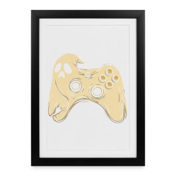 Ghost Pad Retro Arcade - Framed poster (27 × 37 cm) - black - Front