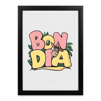 Good Dia Catalonia Pride Catalan Identity Gift - Framed poster (27 × 37 cm) - black - Front