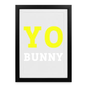 yobun_2 - Affiche encadrée (27 × 37 cm) - noir - Devant