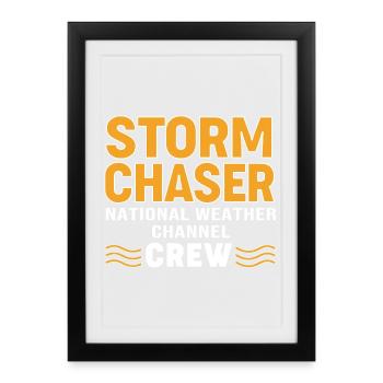 Tornado Meteorology Meteorologist Storm - Framed poster (27 × 37 cm) - black - Front