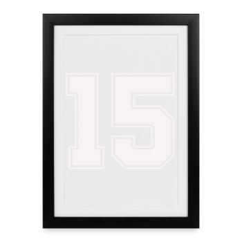 Quinze Style de Plans - Affiche encadrée (27 × 37 cm) - noir - Devant