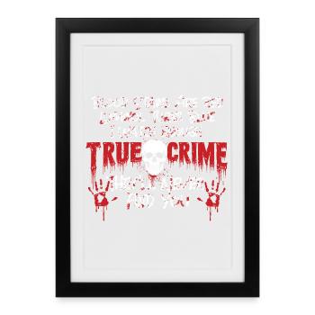 True Crime Never Find You Mystère de la police scientifique - Affiche encadrée (27 × 37 cm) - noir - Devant