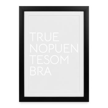 THUNDER SHADOW BRIDGE - Framed poster (27 × 37 cm) - black - Front