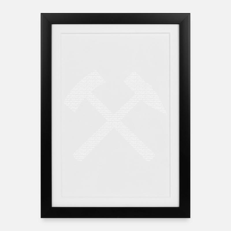 Good luck for - Framed poster (27 × 37 cm) - black