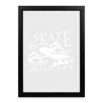 Skater - Framed poster (27 × 37 cm) - black - Front