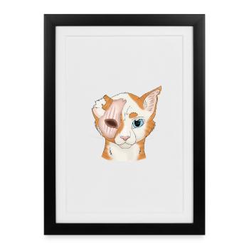 Coeur de Lumière - Warrior Cats - Affiche encadrée (27 × 37 cm) - noir - Devant