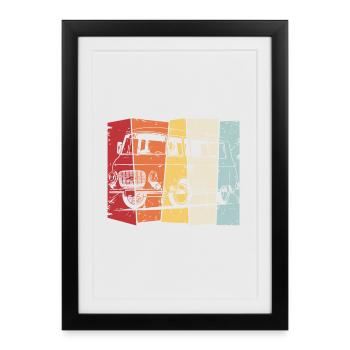 Barkas - Affiche encadrée (27 × 37 cm) - noir - Devant
