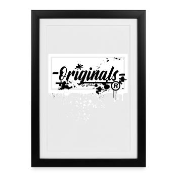 "OJIO"- The Originals Only  - Affiche encadrée (27 × 37 cm) - noir - Devant