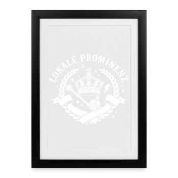 Local celebrities - Framed poster (27 × 37 cm) - black - Front