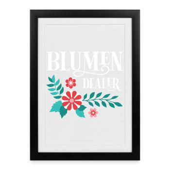 Gardener Saying Gardening Hobby Gardener Allotment Gardener - Framed poster (27 × 37 cm) - black - Front