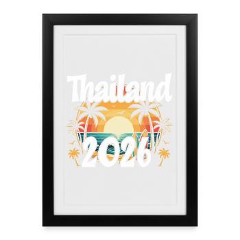 Thailand 2026 - Framed poster (27 × 37 cm) - black - Front