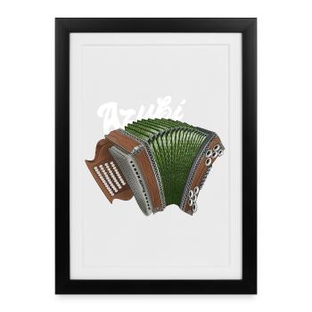 Stagiaire // lumière | ZiachON ! - Affiche encadrée (27 × 37 cm) - noir - Devant