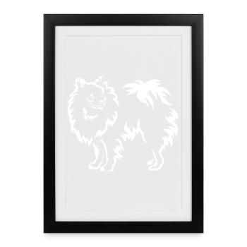 Spitz « Édition Noire » - Affiche encadrée (27 × 37 cm) - noir - Devant