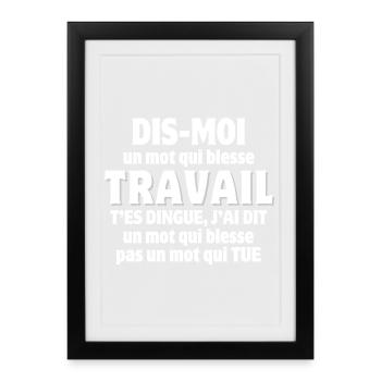 Corsica, Corsica humour, island of beauty - Framed poster (27 × 37 cm) - black - Front