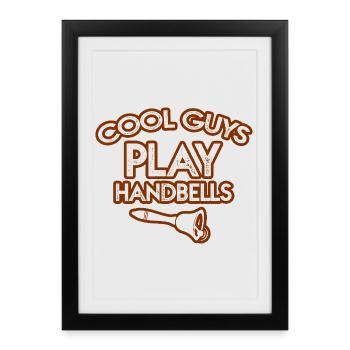 Choir Music Instrument Handbell Choir - Framed poster (27 × 37 cm) - black - Front