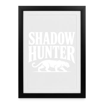 Chasseur d’Ombres - Affiche encadrée (27 × 37 cm) - noir - Devant