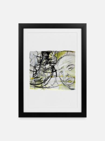 An old man remembers - Framed poster (27 × 37 cm) - black