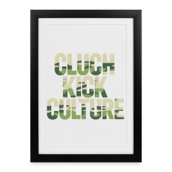 Maillot Clutch Kick pour les fans de JDM Drift - Affiche encadrée (27 × 37 cm) - noir - Devant