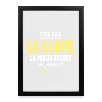 You're not the best cigarette smoker - Framed poster (27 × 37 cm) - black - Front