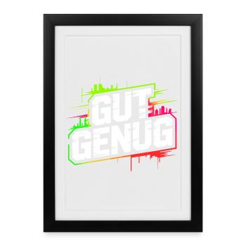 Good enough self-love, I'm good enough self-worth - Framed poster (27 × 37 cm) - black - Front