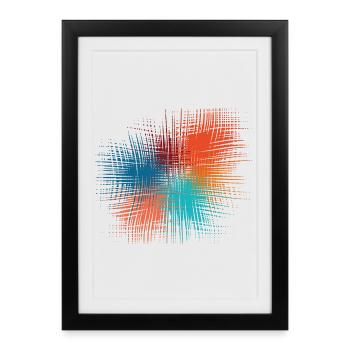 Explosion of colors - Framed poster (27 × 37 cm) - black - Front