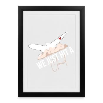 We Just Hit A Milestone - Framed poster (27 × 37 cm) - black - Front