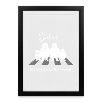 Les Rollnies - Affiche encadrée (27 × 37 cm) - noir - Devant