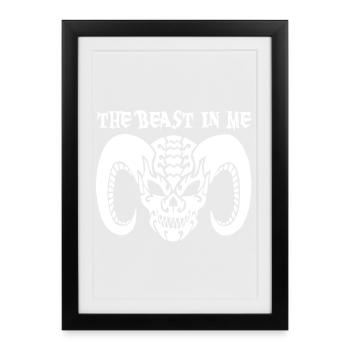 The Beast in Me - Framed poster (27 × 37 cm) - black - Front