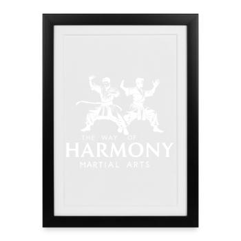 Martial art - Framed poster (27 × 37 cm) - black - Front