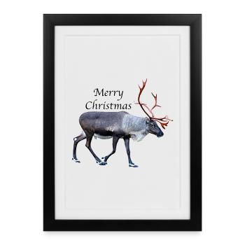 Joyeux Noël - Affiche encadrée (27 × 37 cm) - noir - Devant