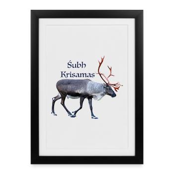 Subh Krisamas - Affiche encadrée (27 × 37 cm) - noir - Devant