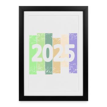 Œuvres d’art 2025 - Affiche encadrée (27 × 37 cm) - noir - Devant