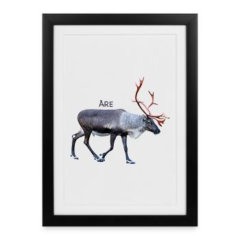 ARE - Framed poster (27 × 37 cm) - black - Front