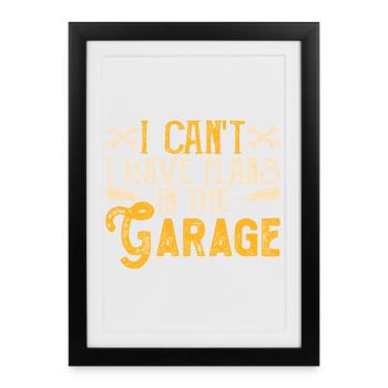 Mécanicien automobile Mécatronicien Technicien Tournevis Cadeau - Affiche encadrée (27 × 37 cm) - noir - Devant