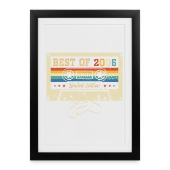 20e anniversaire du meilleur de 2006 - Affiche encadrée (27 × 37 cm) - noir - Devant