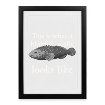Ressemble vraiment à – Un design des Lumières - Affiche encadrée (27 × 37 cm) - noir - Devant