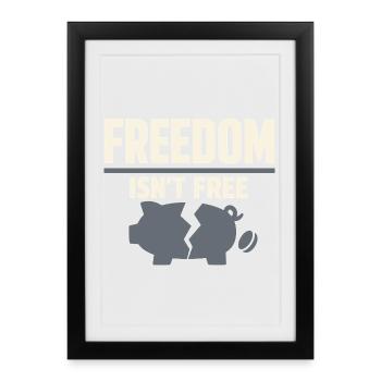Self-employed freelancer Steuerhumor 1099 Life - Framed poster (27 × 37 cm) - black - Front