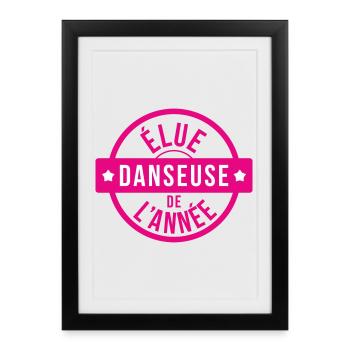 Elected Dancer of the Year - Framed poster (27 × 37 cm) - black - Front
