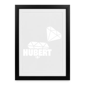 Gift for Hubert - Framed poster (27 × 37 cm) - black - Front