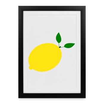 Lemon Lime Lime - Framed poster (27 × 37 cm) - black - Front